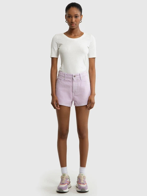 Spodenki damskie jeansowe Big Star Katie W24 Fioletowe (5900714718367) - obraz 4