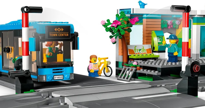 Конструктор LEGO City Залізнична станція 907 деталей (60335) - зображення 4