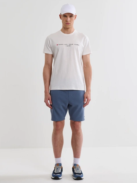 Шорти бавовняні короткі чоловічі Big Star Marque L Сині (5900714763350) - зображення 5