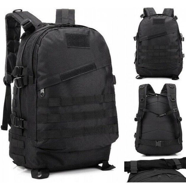 Тактичний рюкзак 40л чорний - зображення 1