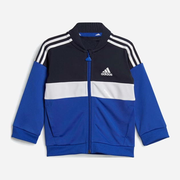 Komplet dresowy (bluza + spodnie) chłopięcy Adidas I Tiberio Tracksuit IB4896 74 cm Niebieski/Czarny (4066762658541) - obraz 2