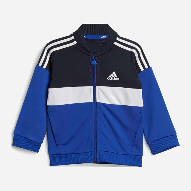 Komplet dresowy (bluza + spodnie) chłopięcy Adidas I Tiberio Tracksuit IB4896 80 cm Niebieski/Czarny (4066762662203) - obraz 2