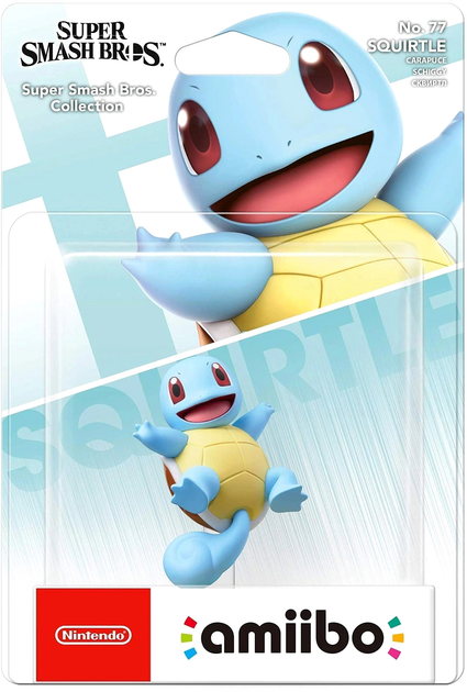 Фігурка Nintendo Amiibo No 77 Squirtle 12 см (45496380823) - зображення 1