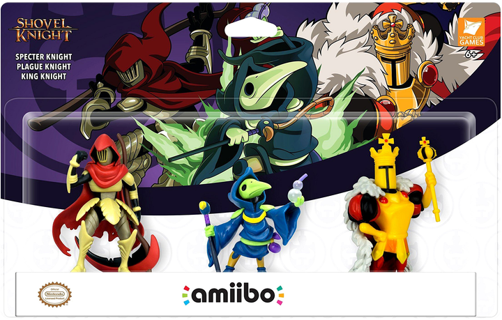 Фігурки Nintendo Amiibo Shovel Knight Treasure Trove 9 см 3 шт (5060146464628) - зображення 1