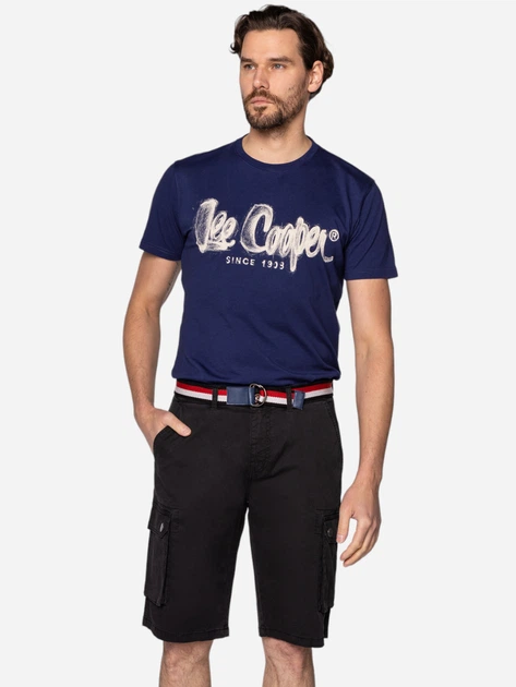 Krótkie spodenki męskie eleganckie Lee Cooper SIMONE-9802 34 Czarne (5904347397937) - obraz 4