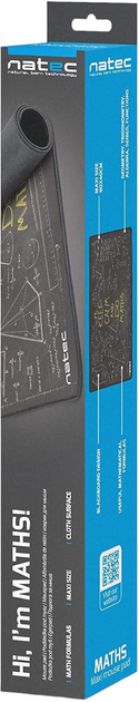 Килимок для миші Natec Maths Maxi XL Black (NPO-1455) - зображення 6