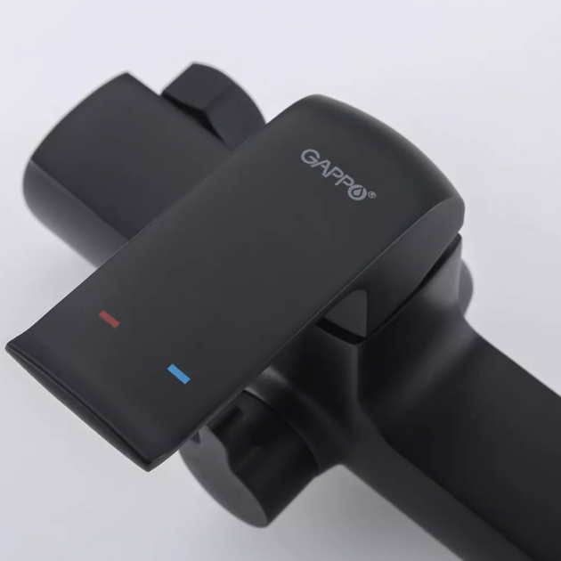 Смеситель для ванны GAPPO G2250, черный - изображение 3