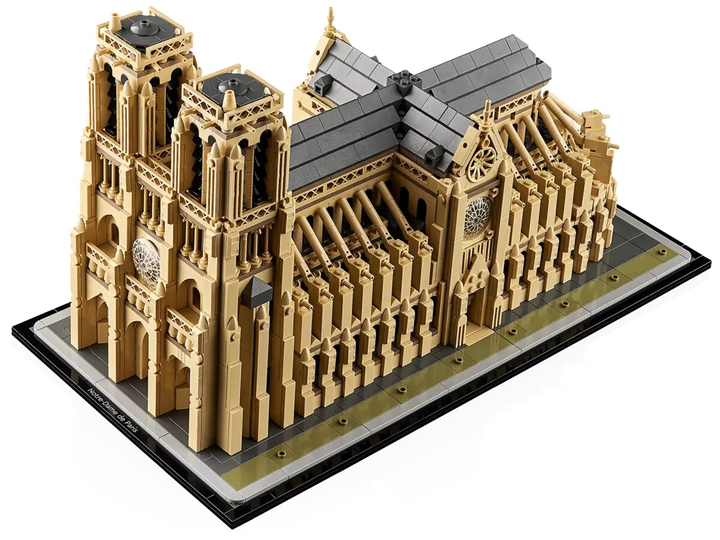 Zestaw klocków LEGO Architecture Notre-Dame w Paryżu 4383 elementy (21061) - obraz 4