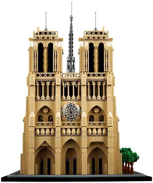 Zestaw klocków LEGO Architecture Notre-Dame w Paryżu 4383 elementy (21061) - obraz 5