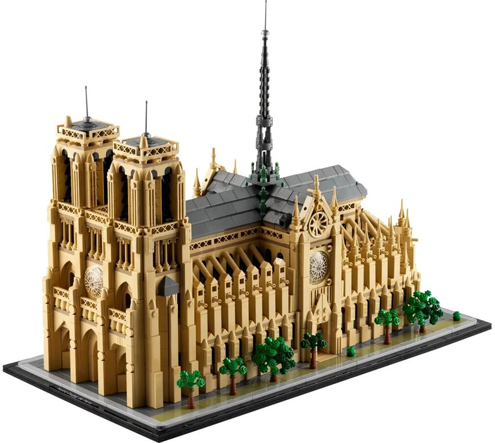 Zestaw klocków LEGO Architecture Notre-Dame w Paryżu 4383 elementy (21061) - obraz 9