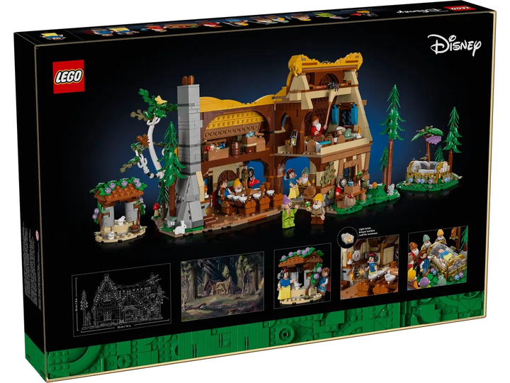 Zestaw klocków LEGO Disney Chatka Królewny Śnieżki i siedmiu krasnoludków 2228 elementów (43242) - obraz 10