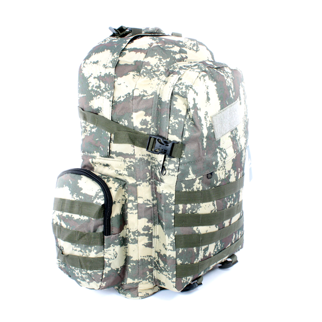 Тактичний рюкзак ʼAccordʼ18053 одне відділення, фронтальна кишеня 50 л розмір: 60*35*24 см, камуфляж - изображение 2