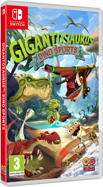 Гра Nintendo Switch Gigantozaur: Dino Sports (Картридж) (5061005352780) - зображення 2