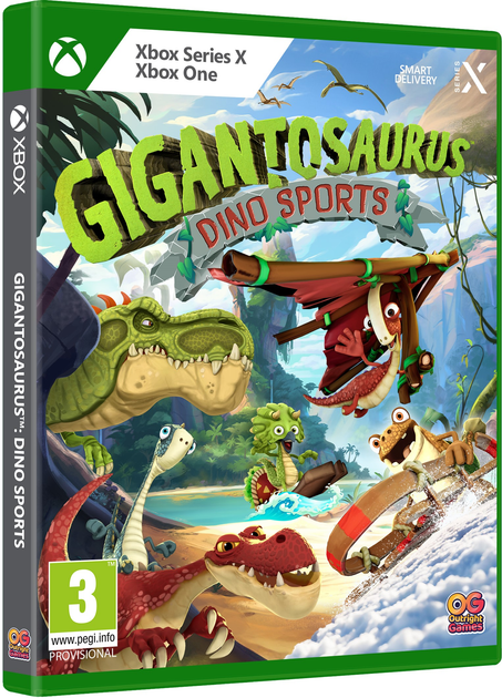 Гра XOne/XSX Gigantozaur: Dino Sports (Blu-Ray) (5061005353855) - зображення 2