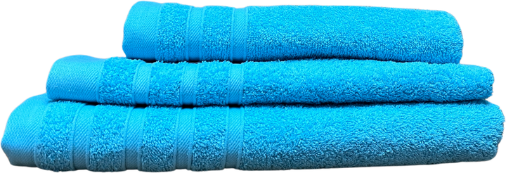 Набор махровых полотенец Delight 3 шт Голубых (Towel_blue_50x90+70x140+50x30) - Фото 2 Набор махровых полотенец Delight 3 шт Голубых (Towel_blue_50x90+70x140+50x30) - изображение 2