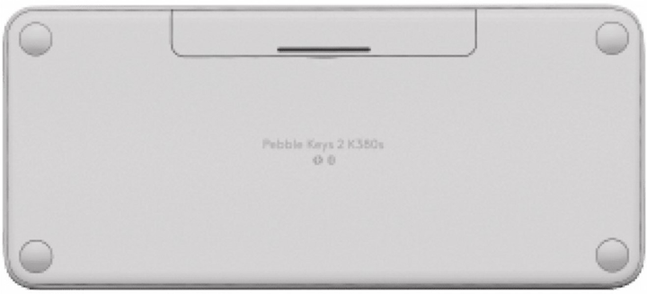 Klawiatura bezprzewodowa Logitech Pebble Keys 2 K380s Bluetooth Biała (920-011852) - obraz 5