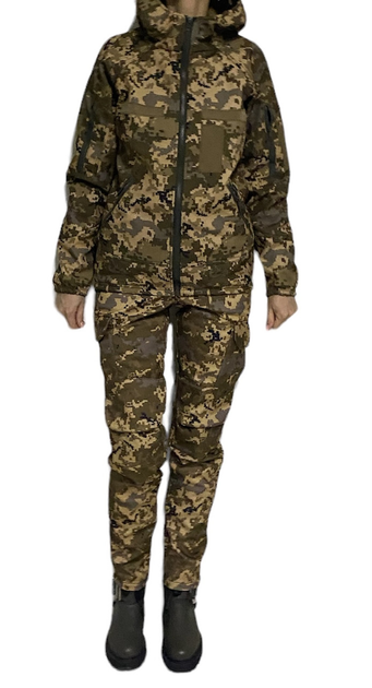 Куртка тактична софтшелл XS укрпіксель - зображення 1