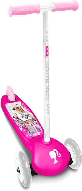 Самокат Pulio Barbie триколісний баланс рожевий (3496272000454) - зображення 2