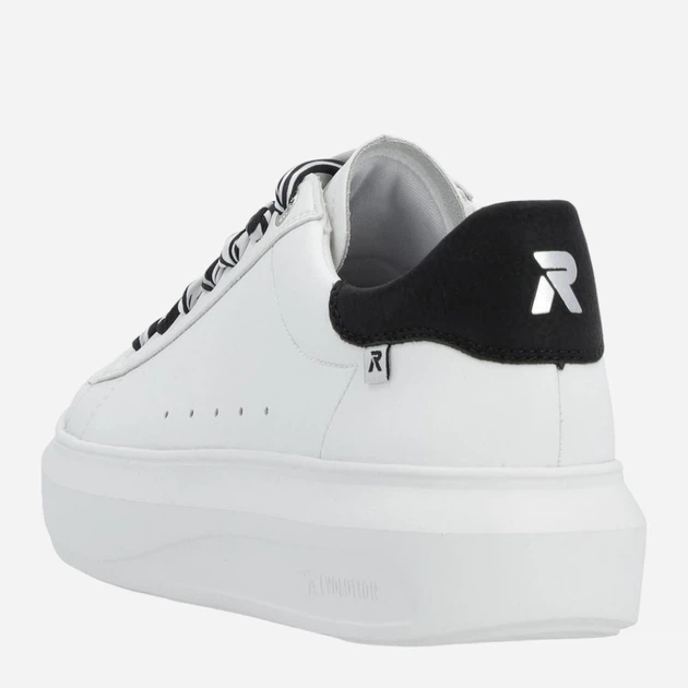 Жіночі кеди низькі RIEKER revw1201-80 38 Білі (4061811745982) - зображення 3