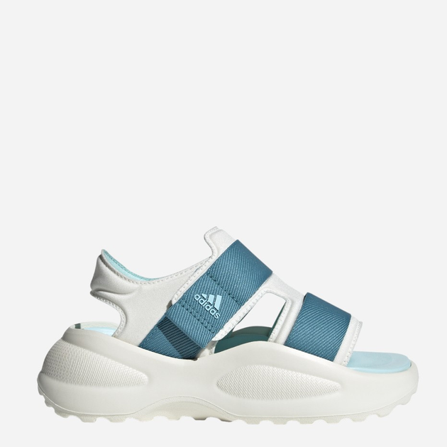 Młodzieżowe sandały sportowe dla dziewczynki Adidas Mehana Sandal Kids ID7912 38 Białe/Turkusowe (4066765029614) - obraz 1