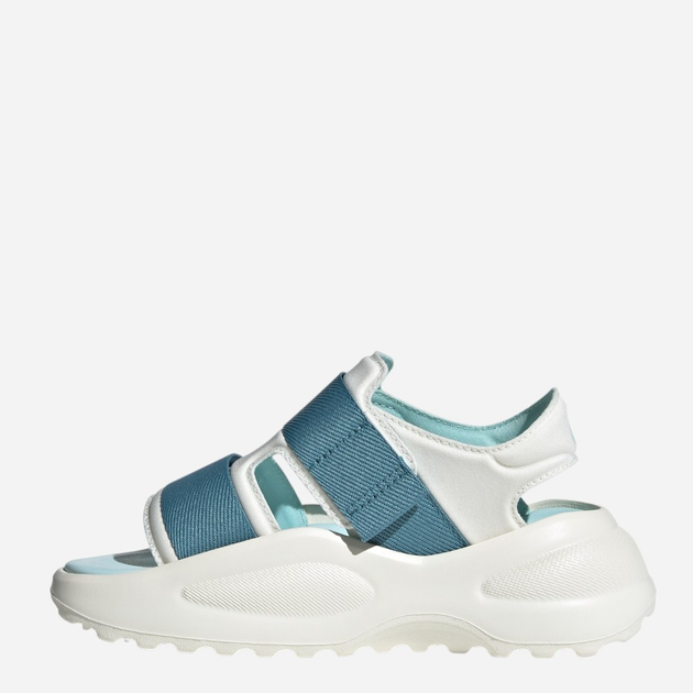 Підліткові спортивні сандалії для дівчинки Adidas Mehana Sandal Kids ID7912 38 Білі/Бірюзові (4066765029614) - зображення 2