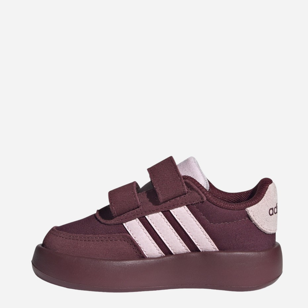 Tenisówki dziecięce dla dziewczynki Adidas Breaknet 2.0 CF I IE5745 23 Bordowy/Różowy (4066765027573) - obraz 2