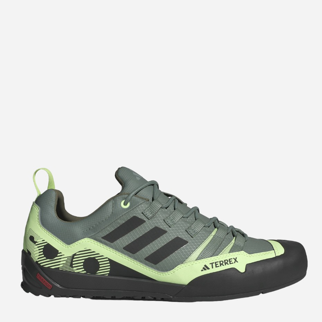 Buty sportowe trekkingowe męskie adidas Terrex Swift Solo 2 IE8052 42 Zielony/Czarny (4066763514358) - obraz 1