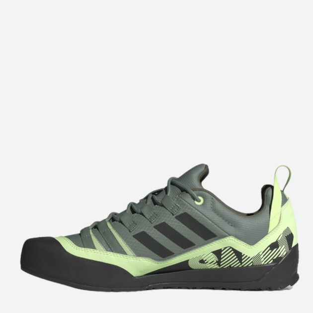 Buty sportowe trekkingowe męskie Adidas Terrex Swift Solo 2 IE8052 46 Zielony/Czarny (4066763514334) - obraz 2