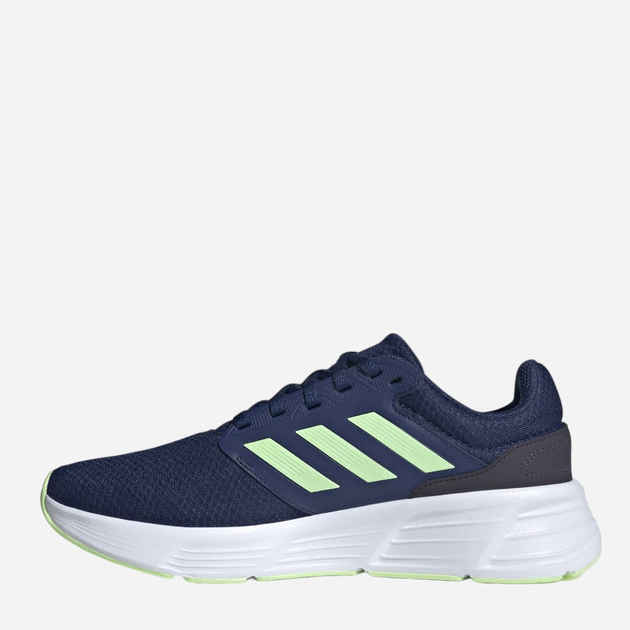 Чоловічі кросівки для бігу Adidas Galaxy 6 M IE8130 43.5 Темно-сині/Білі (4066765268433) - зображення 2