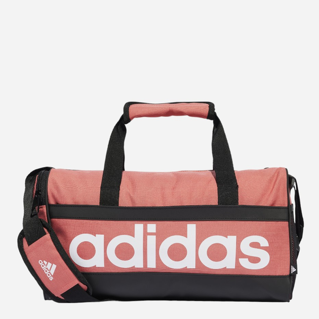 Sportowa torba materiałowa Adidas Linear Duffel XS Różowa (4067886147386) - obraz 1