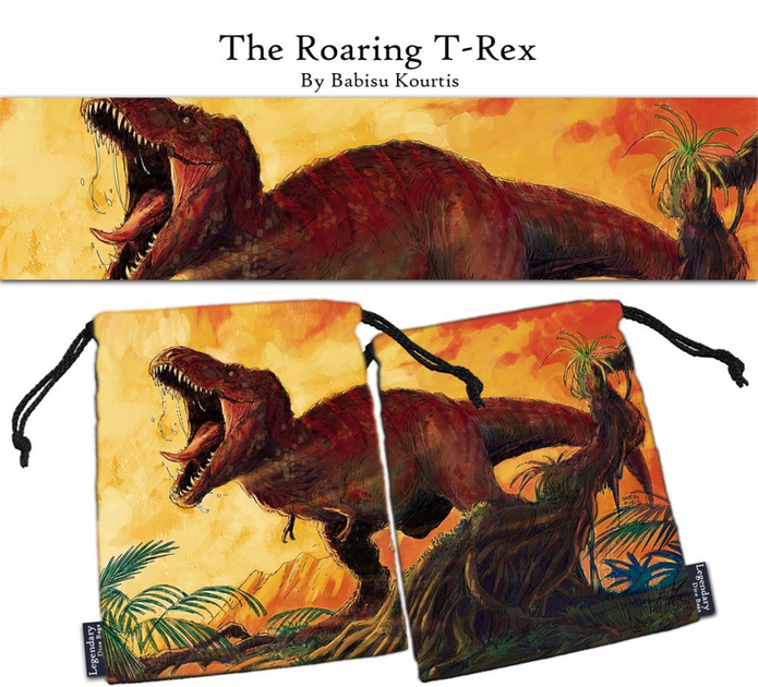 Мішечок для кубиків Drawlab Entertainment The Roaring T-Rex (0781159522079) - зображення 1