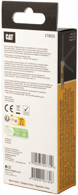 Składana smukła latarka CAT CT8025 400 Lm (5709884067806) - obraz 10