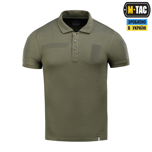 Поло летнее тактическое M-Tac 65/35 Army Olive Олива M - изображение 2