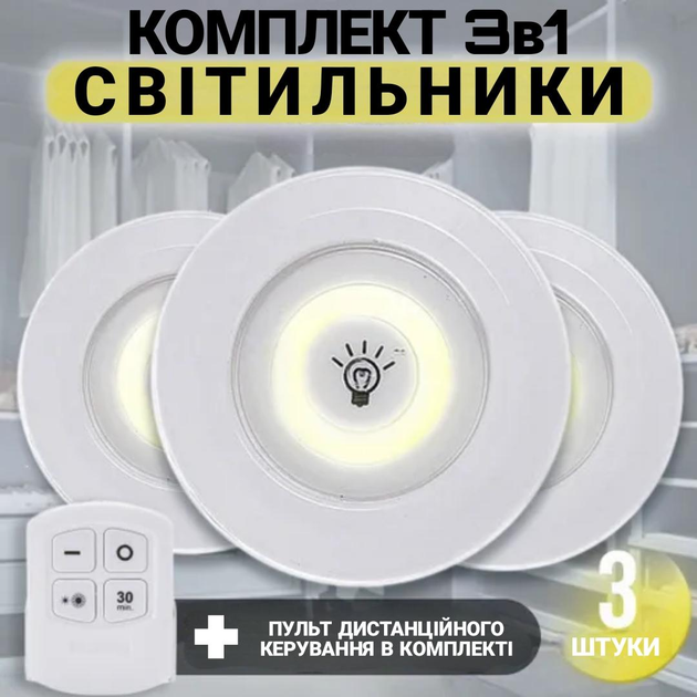 Светильник ночник от батареек с пультом управления и регулировкой ...