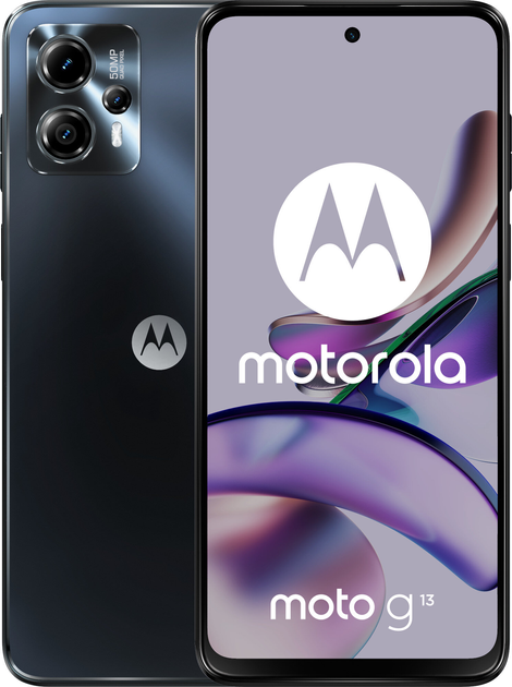 Мобільний телефон Motorola Moto G13 4/128GB Matte Charcoal (PAWV0013PL) (356378179207329) - Уцінка - зображення 1