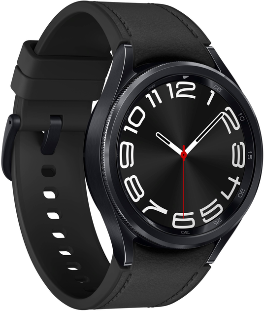 Смарт-годинник Samsung Galaxy Watch 6 Classic 43mm eSIM Black (SM-R955FZKAEUE) (352595140799340) - Уцінка - зображення 1