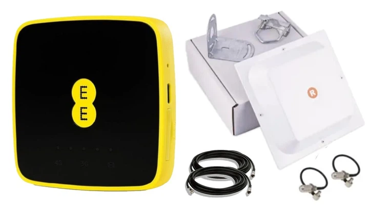 Комплект 4G WiFi роутер Alcatel EE40 + RNet антена MIMO 2x17 Дб - изображение 2