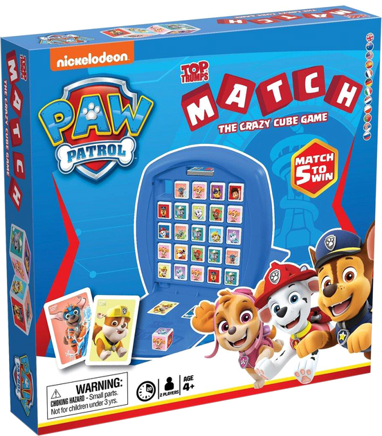 Настільна гра Winning Moves Top Trumps Match Paw Patrol (WNM037181) - зображення 1