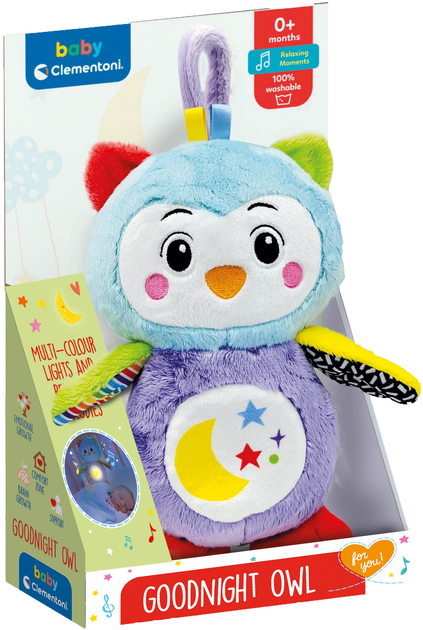 Miękka lampka nocna Clementoni Baby Clementoni Sowa (CLM17801) - obraz 4