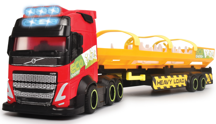 Ciężarówka Dickie Toys Volvo "Transport turbiny wiatrowej" z efektami dźwiękowymi i świetlnymi 40 cm (SBA203747011) - obraz 10