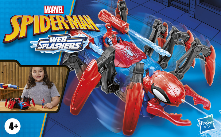 Zestaw zabawek Hasbro Shooting Spider Web Splashers z figurką Spider-Mana (HSBF78455L0) - obraz 16