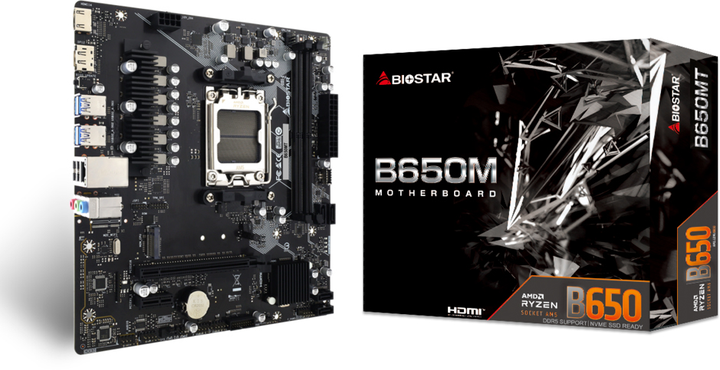 Материнская плата Biostar B650MT (sAM5, AMD B650, PCI-Ex16) - изображение 4