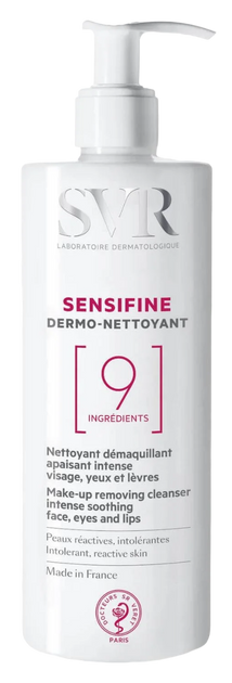 Очищувальний засіб Svr dermo-nettoyant sensifine 400 мл (3401360084063) - зображення 1