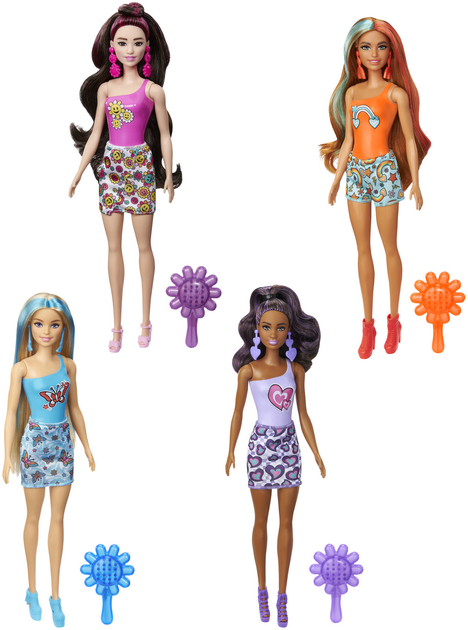 Lalka Barbie Color Reveal Rainbow-inspired Series Doll (HRK06) - obraz 2