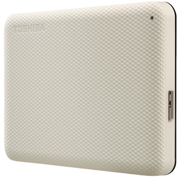 Жорсткий диск Toshiba Canvio Advance 2ТБ 2.5" USB 3.2 Білий (HDTCA20EW3AA) - зображення 2