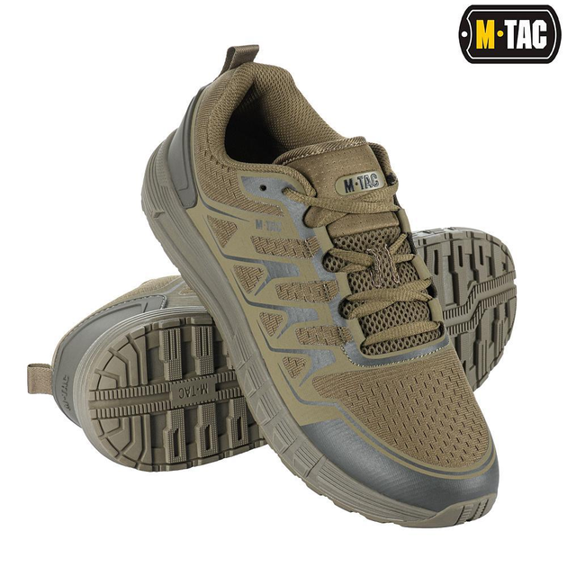 Тактичні легкі кросівки M-Tac Summer Sport Dark Olive темна олива 37 - зображення 1