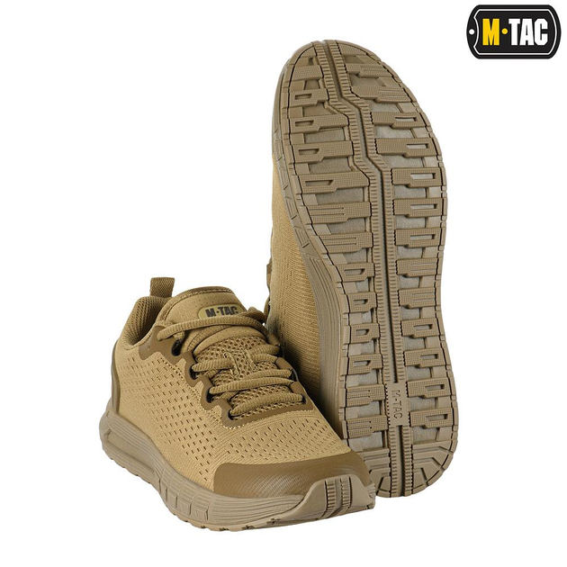 Тактические легкие кроссовки M-Tac Summer Pro Coyote койот 42 - изображение 2