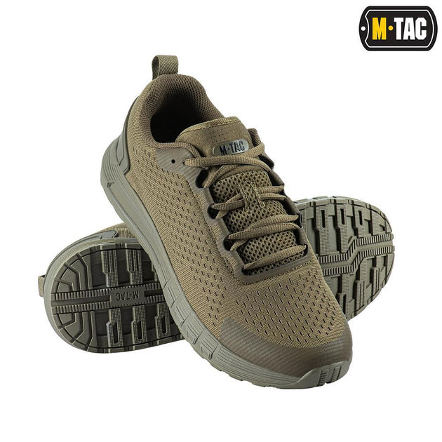 Тактические кроссовки сеточкой M-Tac Summer Pro Dark Olive темная олива 40 - изображение 1