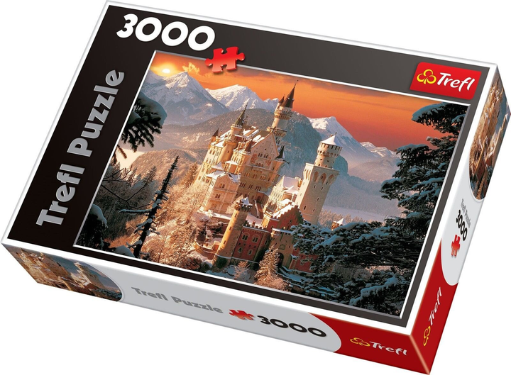 Puzzle Trefl Zimowy Zamek 3000 elementów (5900511330250) - obraz 1