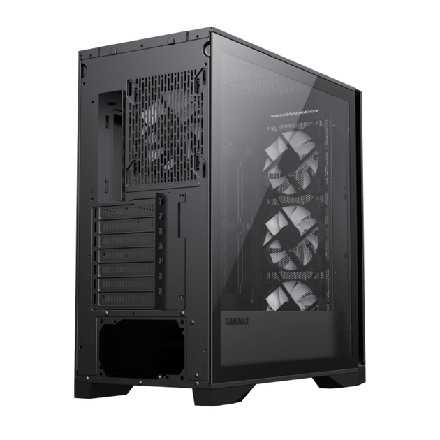 Корпус для пк GameMax Leader TG без блока питания Fulltower Черный - изображение 7